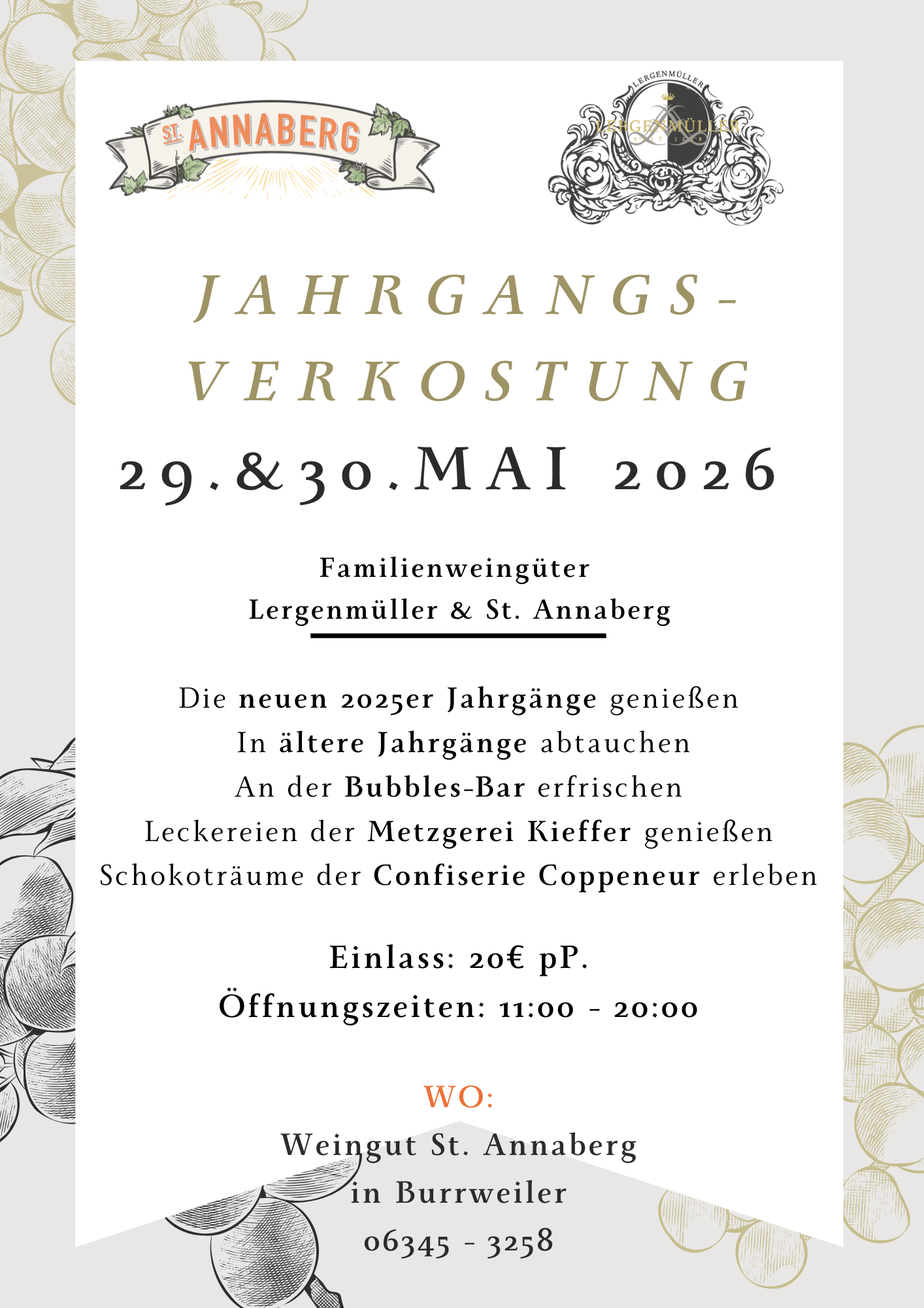 Einladung Jahrgangspräsentation
